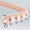 Room Divider Ceiling Track System Shower Curtain Curved Ceiling Shower Room Dividers Bendable Curtain Track System, Cuttable Waterproof Curtain Rail Rod for Outdoor Indoor Windows, Camper, Include Com view 1