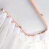 Room Divider Ceiling Track System Shower Curtain Curved Ceiling Shower Room Dividers Bendable Curtain Track System, Cuttable Waterproof Curtain Rail Rod for Outdoor Indoor Windows, Camper, Include Com view 2
