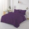 1Pcs Pinch Pleated Comforter Premium Super Soft 400 GSM All Season Pintuck 1000 Thread Count 100% Egyptian Cotton Oversized Super King Size (120" x 98") Inch - Plum Pinch view 1