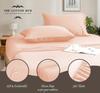 Queen Size 6-Piece Sheet Set 1000 Thread Count Authentic Combed Cotton Bed Sheets fits up to 14-16 inch Deep Pocket (Solid, Peach) view 3