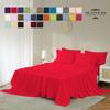 Queen Size 6-Piece Sheet Set 1000 Thread Count Authentic Combed Cotton Bed Sheets fits up to 14-16 inch Deep Pocket (Solid, Red) view 2