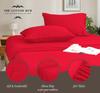 Queen Size 6-Piece Sheet Set 1000 Thread Count Authentic Combed Cotton Bed Sheets fits up to 14-16 inch Deep Pocket (Solid, Red) view 3