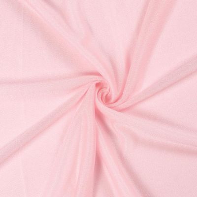 VDS Chiffon Fabric | 15 Yards Continuous | 60 Wide | Sheer Shimmer Glitter Arch Cloth for Wedding Engagement Event Party Banquet Decoration Canopy Arbor Drapery Panel Backdrop DIY (Blush Pink)