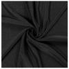 VDS Chiffon Fabric | 15 Yards Continuous | 60 Wide | Sheer Shimmer Glitter Arch Cloth for Wedding Engagement Event Party Banquet Decoration Canopy Arbor Drapery Panel Backdrop DIY (Black) view 1