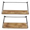 Split P Bar & Loop Shelves Set of 2 view 1