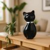 Royal Rapture Urn for Ashes Cremation Funeral Memorial Love Urns Decorative Cat Kitty Figurine Pet|Alloy| (Black Kitty, 8.5") RCM02-02 view 3