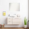 Amanti Art White Bathroom Mirror for Over Sink, 26x33 Custom Made Svelte White Rectangle Vanity Mirror, Large Modern Wood Frame, Hangs Horizonally and Vertically, Wall Decor view 4
