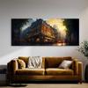 Sense Canvas Paris City 11 Canvas Art - Home Decor Wall Art Print Poster Painting Small 20x8 / 0.75" view 3