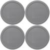 Pyrex 323-PC 1.5qt/1.4L Jet Gray Mixing Bowl Replacement Food Storage Lids (4 Pack) - Made in The USA view 1