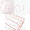 CANMNT Trash Can Nordic Style Iron Hollow Trash Can Household Dry and Wet Separation Waste Paper Basket Toilet Metal Mesh Trash Cans Trash Can Wastebasket view 3