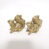 Brass Squirrel Figurines Model,Copper Cute Animals Statue Sculpture Crafts Collection Desktop Ornament Home Sand Table Bookshelf Decor Accessories Study Paperweigh view 4