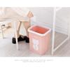 Trash Can Trash Can Square Garbage Cans Kitchen Home Office Storage Dustbin Plastic Waste Bin with Pressure Ring Rubbish Container Trash Can Wastebasket (Color : 1) view 3