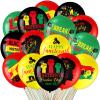 Aoriher 45 Pcs Happy Juneteenth Balloons 12 Inch Juneteenth Latex Balloons Decorations Black Green Yellow Freedom Day Party Decorations for Africa American 1865 Patriotic Party Supplies view 1