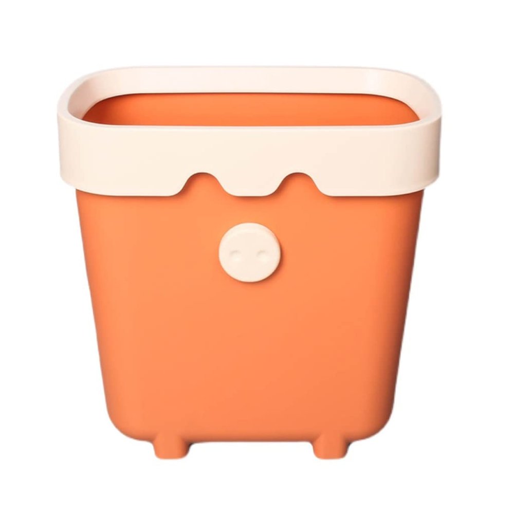 CANMNT Trash Can Nordic Style Trash Can Household Crevice Toilet Bathroom Living Room No Cover Narrow Kitchen Light Luxury Large Capacity Paper Basket Trash Can Wastebasket
