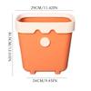 CANMNT Trash Can Nordic Style Trash Can Household Crevice Toilet Bathroom Living Room No Cover Narrow Kitchen Light Luxury Large Capacity Paper Basket Trash Can Wastebasket view 2