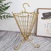 Bsetain Umbrella Rack Decorative Umbrella Stand for Entryway, Antique Umbrella Shape Umbrella Stand Rack, Gold Metal Home Walking Stick Storage Rack, 32 X 32 X 70 Cm view 3
