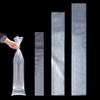 100 Pack 40 Inch Long Narrow Flat Open Poster Bags, Clear Blueprint Waterproof Tube Storage Sleeves view 1