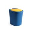 Trash Can Pressure Cover Trash Can Household Living Room Large-Capacity Light Luxury with Cover Paper Basket Toilet Garbage Storage Bucket Trash Can Wastebasket (Color : Brass) view 1