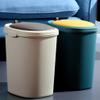 Trash Can Pressure Cover Trash Can Household Living Room Large-Capacity Light Luxury with Cover Paper Basket Toilet Garbage Storage Bucket Trash Can Wastebasket (Color : Brass) view 4