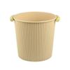 Trash Can Round Trash Can Classification Bucket Household Kitchen Living Room Large Garbage Cans Plastic Bathroom Toilet Paper Basket Trash Can Wastebasket (Color : Brass, Size : 6L) view 1