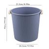 Trash Can Round Trash Can Classification Bucket Household Kitchen Living Room Large Garbage Cans Plastic Bathroom Toilet Paper Basket Trash Can Wastebasket (Color : Brass, Size : 6L) view 2
