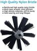 LIYUN Chimney Sweep kit Chimney Brush Set, Includes 6/9/12/15 610mm Flexible Rods and 1 Chimney Cleaning Heads for Dry Flue Duct,12m (Color : 15 Rods, Size : 410mm) view 2