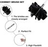LIYUN Chimney Sweep kit Chimney Brush Set, Includes 6/9/12/15 610mm Flexible Rods and 1 Chimney Cleaning Heads for Dry Flue Duct,12m (Color : 15 Rods, Size : 410mm) view 4