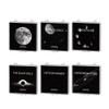 POCOCO Moon and Stars Series Discs, 5K Resolution, Realistic Patterns, 6 Pieces view 2