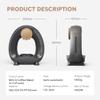 BENFUCHEN Pod and Grounds Single-Serve Coffee Maker, 2 in 1 One Cup Coffee Machine Compatible with K-Cup Pod & Coffee Grounds/Tea, Compact Design, 4-8oz, Grey view 3