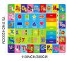 LTKOUGFAM Kids Play Rug for Playroom, ABC Educational Rugs for Classroom, Preschool Floor Play Mat for Kids Toddler Baby, Large Soft Kid Rug Carpet for Boy Girl Bedroom (110X78.7 INCH Green) view 3