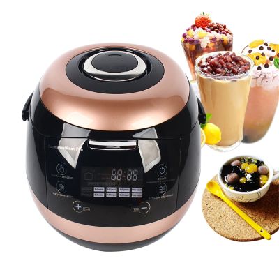 Boba Maker Machine, 5L Non-stick Commercial Pearl Cooking Pot Boba Pearl Maker with Touchscreen for Bubble Tea Milk Tea Boba Tapioca Pearls for Restaurants Milk Tea Stores Dessert Stores 110V