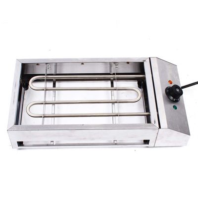 Gdrasuya10 Electric Smokeless Grill, 1800W Stainless Steel Indoor Searing BBQ Grill, 42.5x25.5cm Cooking Area, 50-300C Temp. Control, Easy Clean