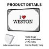 gaeruite Metal Bar Signs I Love Weston Tin Sign Funny Sogns Funny Tin Metal Signs (Color : Colour, Size : 30X40CM) view 2