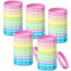 Karenhi 100 Pcs Glow in the Dark Bracelets Neon Party Favors Let's Glow Silicone Bracelet Crazy Bracelet Light up Wristbands for Neon Party Concerts Sports Parties Night Favors, 10 Styles view 1