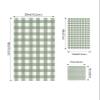 Green Buffalo Plaid 3 Piece Bath Towels Set, Geometric Striped Minimalist Art Soft & Absorbent Towel for Bathroom, Hotel (1 Bath Towel 30x60, 1 Hand Towel 16x28, 1 Washcloth 13x13) view 4