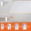 10 inch Twin Size Mattress with Cover, Cooling Gel Memory Foam Twin Mattress for a Cool Sleep & Pressure Relief, Medium Firm Mattress Pad Twin Mattresses, Bed in a Box, CertiPUR-US Certified view 2