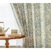 ILUOGUDU Floral Farmhouse Curtains Semi-Blackout Living Room Drapes 102 Inch Length Cotton Linen Blend Bohemian Window Curtain Panels White Bedroom Drapes, 1 Panel (Rod Pocket, 63" W x 102" L) view 2