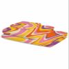 Anzona Marble 3 Piece Bath Towels Set, Orange Yellow Pink Purple Striped Abstract Art Soft & Absorbent Towel for Bathroom, Hotel (1 Bath Towel 30x60, 1 Hand Towel 16x28, 1 Washcloth 13x13) view 2