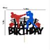 Boxing Cake Topper Decorations for Boys Men Sport Theme Happy Birthday Decoration Party Supplies view 4