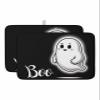 Halloween Dish Drying Mat for Kitchen Counter, Black-Boo Guest Horror-Spooky Decor Absorbent Reversible Dish Drainer Rack Mats for Coffee Bar Mats 18''x24'' 2 PCS view 1