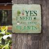 ArogGeld Yes I Really Do Need All These Plants Tin Sign Plant Lady Metal Wall Art Plant Enthusiasts Home Wall Decoration 10x10in Modern Metal Plaque for Office Home Classroom Man Cave view 2