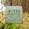ArogGeld Yes I Really Do Need All These Plants Tin Sign Plant Lady Metal Wall Art Plant Enthusiasts Home Wall Decoration 10x10in Modern Metal Plaque for Office Home Classroom Man Cave view 3