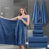 8-Piece Navy Bath Towels Set,2 Oversized Large Bath Towels Sheet,2 Hand Towels and 4 Washcloths - 600 GSM Soft Luxury Towel Set,Highly Absorbent Quick Dry Towel Collection for Bathroom,Hotel and Spa view 1