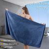 8-Piece Navy Bath Towels Set,2 Oversized Large Bath Towels Sheet,2 Hand Towels and 4 Washcloths - 600 GSM Soft Luxury Towel Set,Highly Absorbent Quick Dry Towel Collection for Bathroom,Hotel and Spa view 2