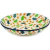 Polmedia Polish Pottery Pasta Bowl 8-inch - Frenzy Of Acorns Pattern Handmade in Boleslawiec Poland + Certificate of Authenticity view 1