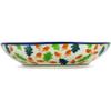 Polmedia Polish Pottery Pasta Bowl 8-inch - Frenzy Of Acorns Pattern Handmade in Boleslawiec Poland + Certificate of Authenticity view 3