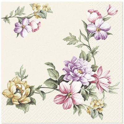 Keep Unique 20-ct 13x13 Flowers Paper Luncheon Decoupage Napkins, 3-Ply Servilletas Floral Napkin for Christmas Art, Dinner and Party, Disposable Napkins Decorative (Colourful Spring)