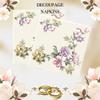 Keep Unique 20-ct 13x13 Flowers Paper Luncheon Decoupage Napkins, 3-Ply Servilletas Floral Napkin for Christmas Art, Dinner and Party, Disposable Napkins Decorative (Colourful Spring) view 3