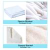 TeesNow Personalized to My Grandson Blanket from Grandma Never Forget I Love You Elephant Baby Boy Grandson Birthday Graduation Christmas Customized Fleece Blanket (60 x 80 in Adult Size) view 4