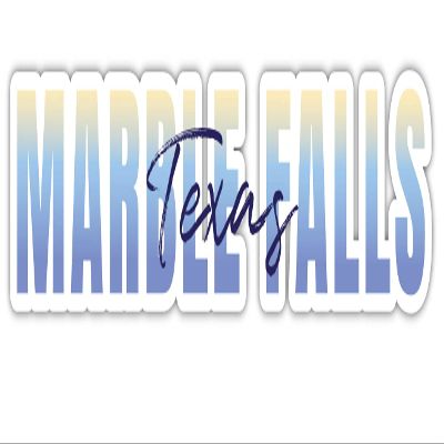 Marble Falls Texas Souvenir 2-Inch Magnet Script Design 2 Inch|Magnet